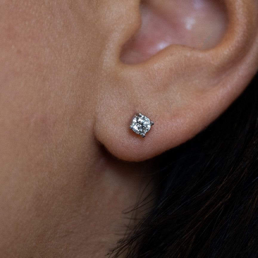 Lab-Grown Diamond Stud Earrings, 0.25 ct