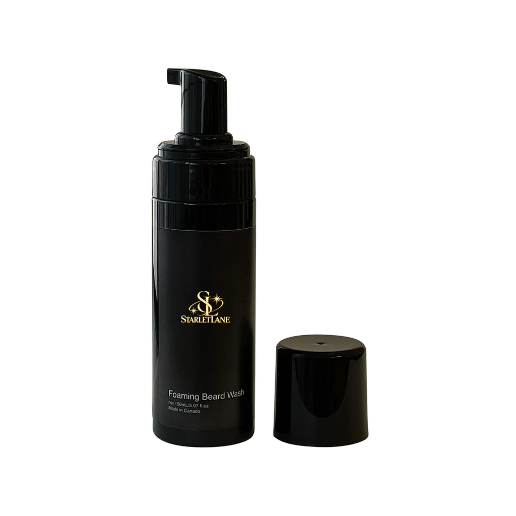 Foaming beard wash