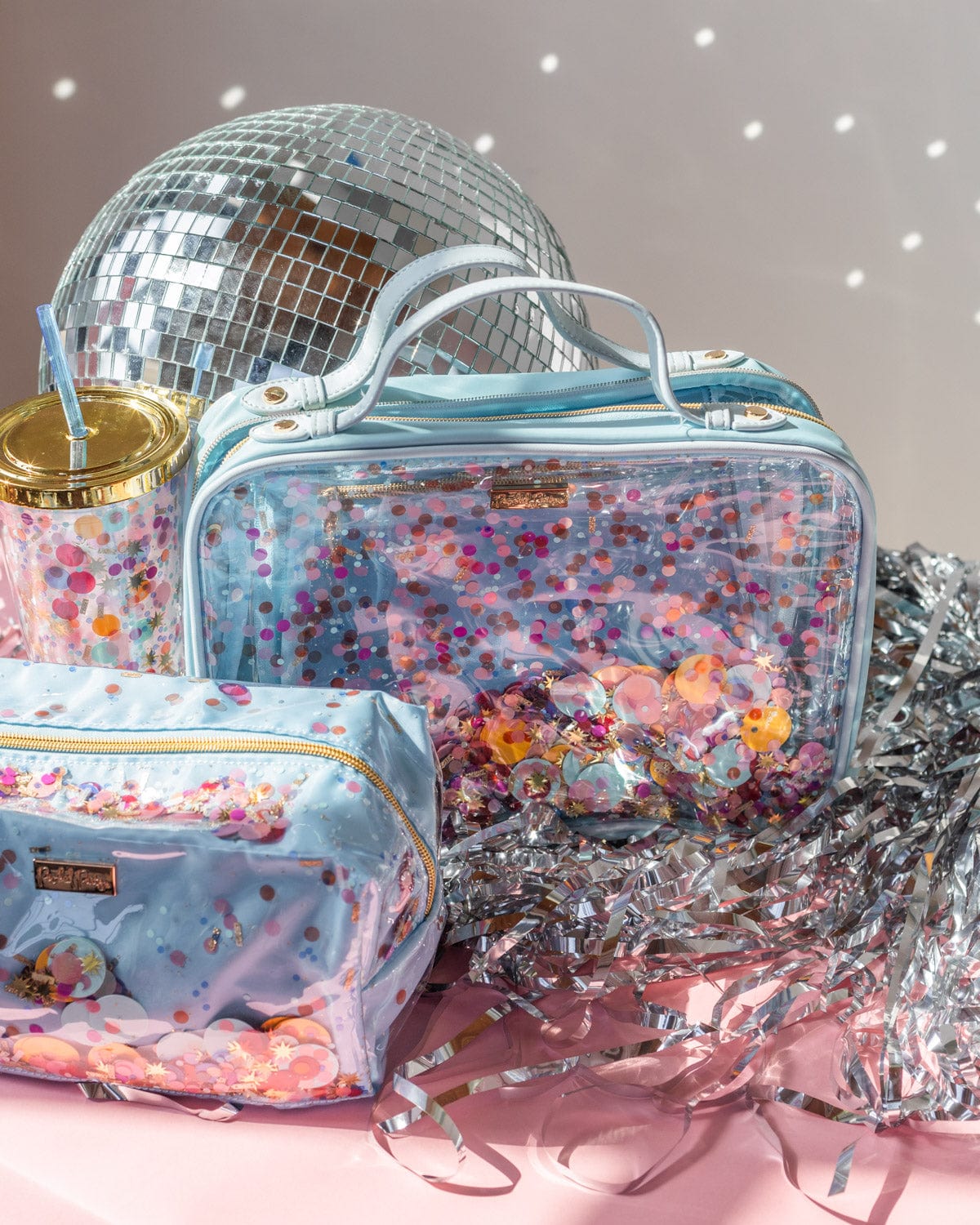 Confetti Travel Makeup Bag