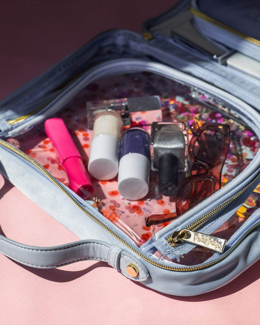 Confetti Travel Makeup Bag