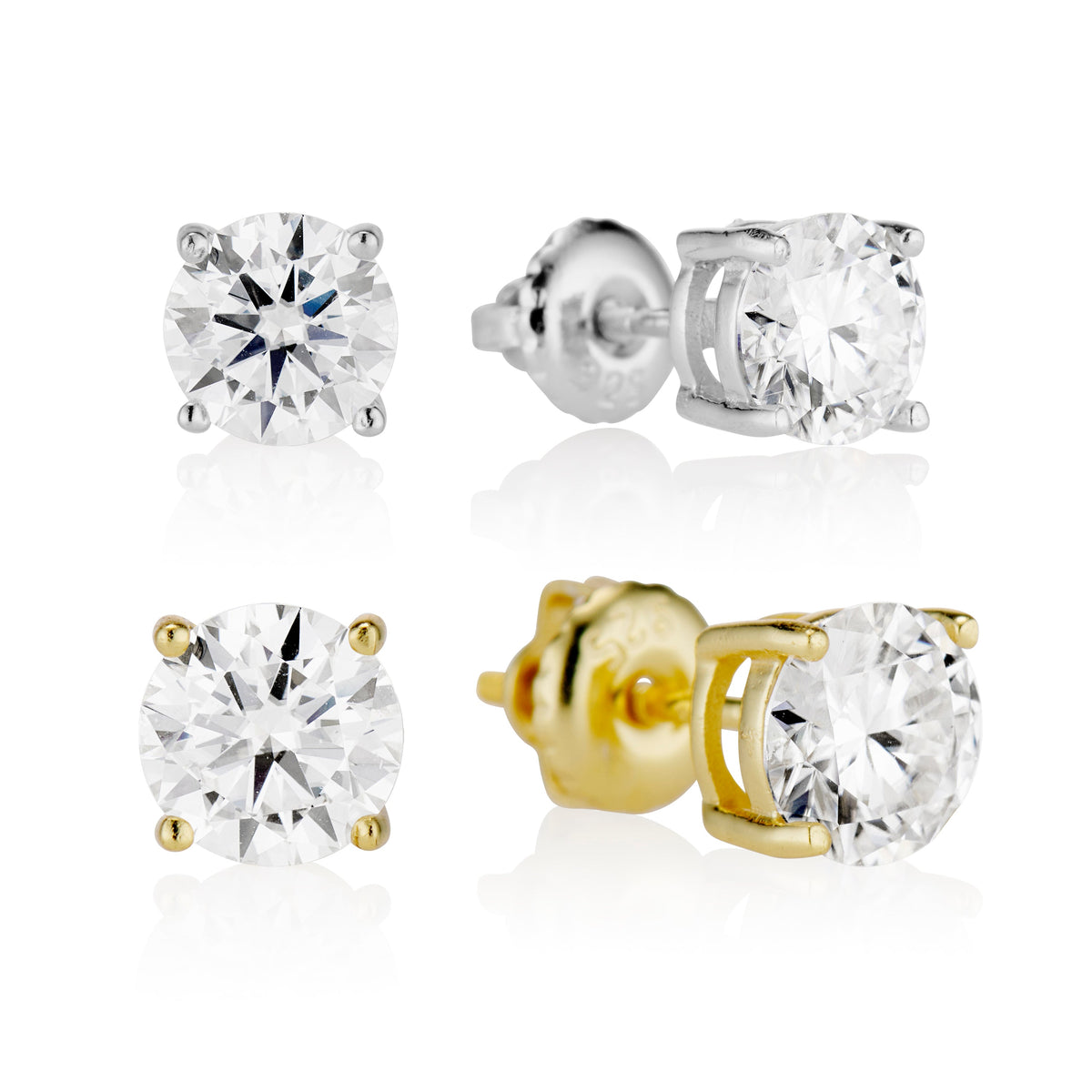 Moissanite Stud Earrings
