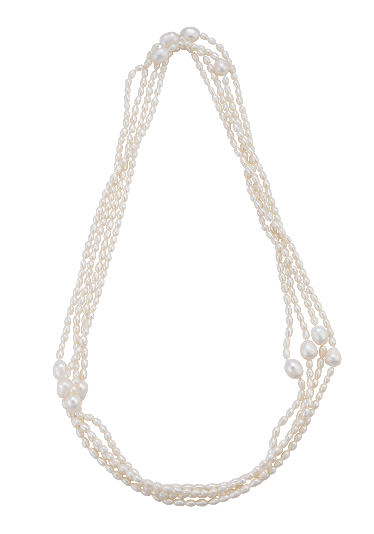 90" Freshwater Pearl Rope Necklace