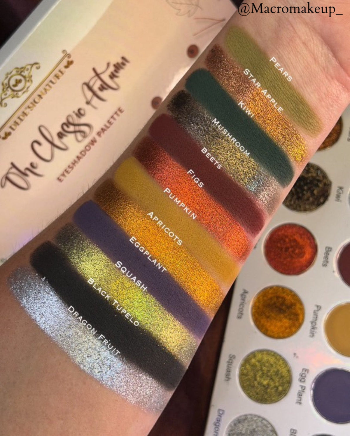 Classic Autumn Eyeshadow Palette