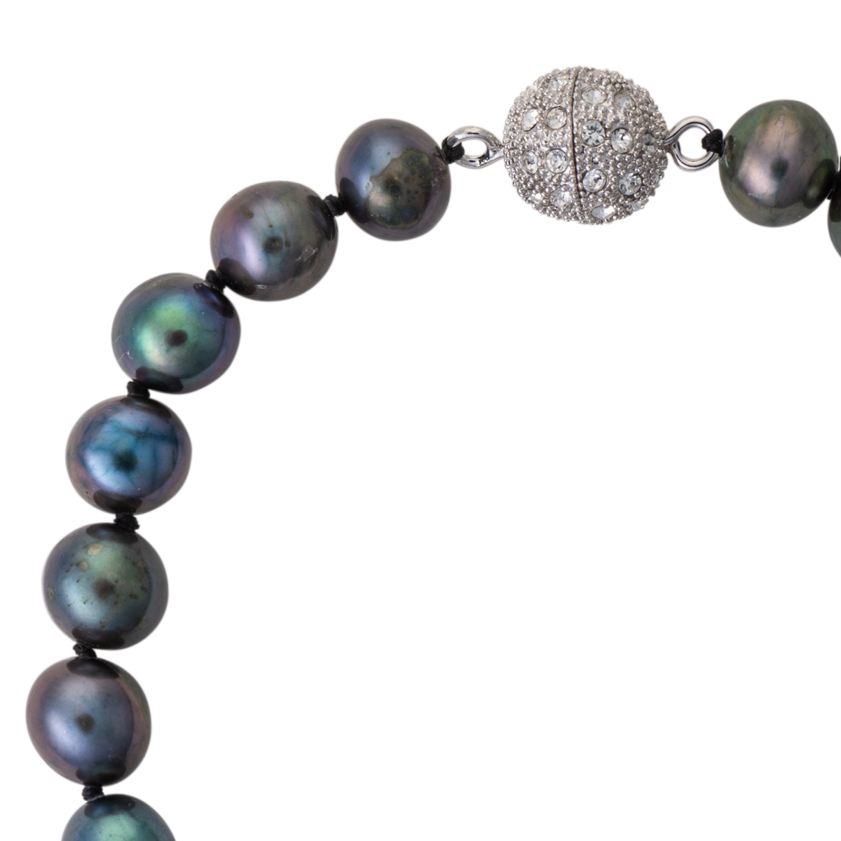 Delicate Pearl Bracelet with Crystal Clasp