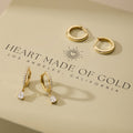 Pear Drop Hoop Earring Set