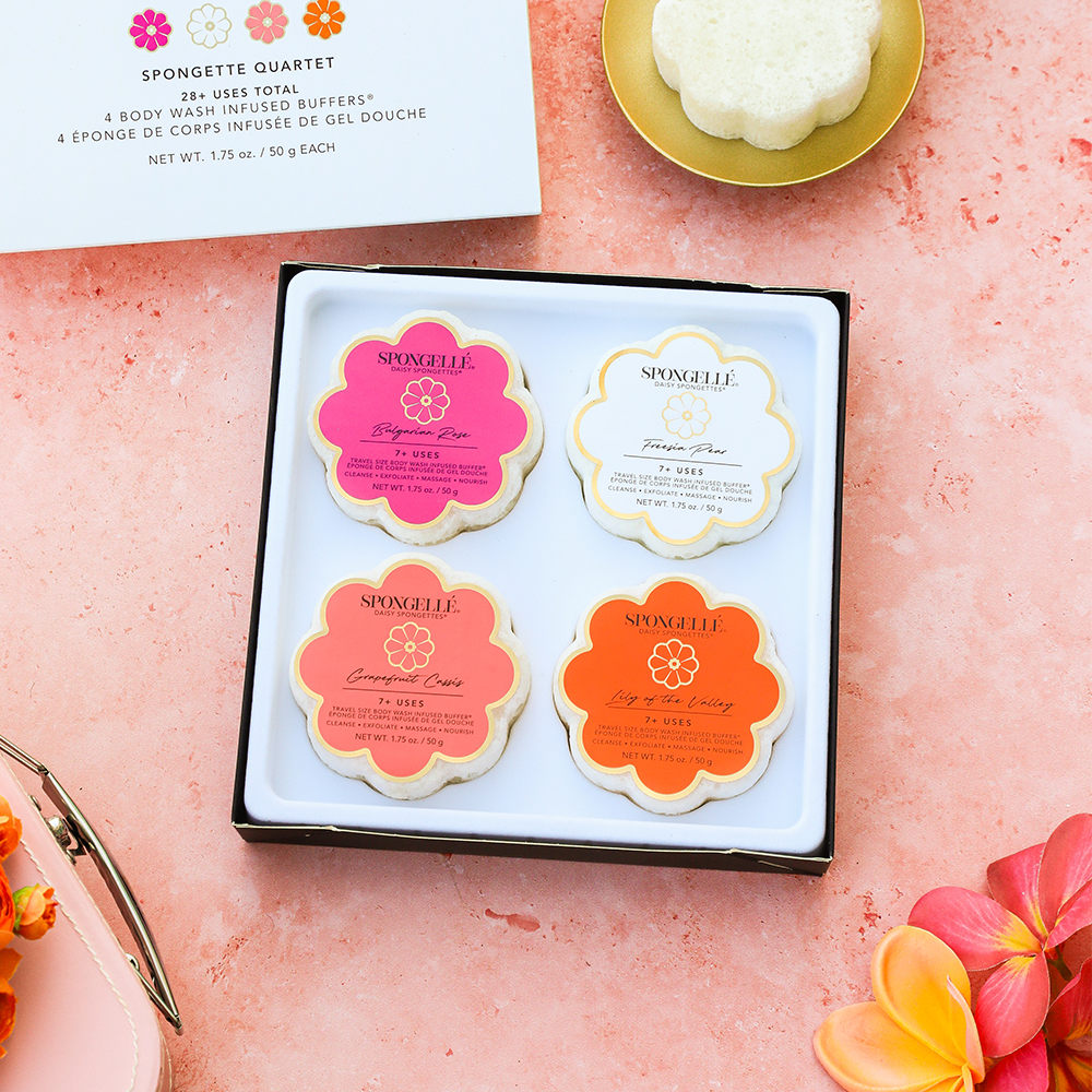 Spongellé Spongette Quartet Gift Set