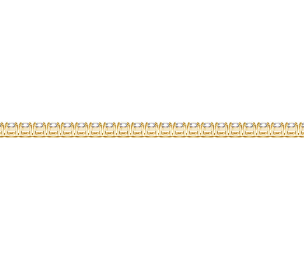 Lab-Grown Diamond Tennis Bracelet, 3 CTW, 14K Yellow Gold