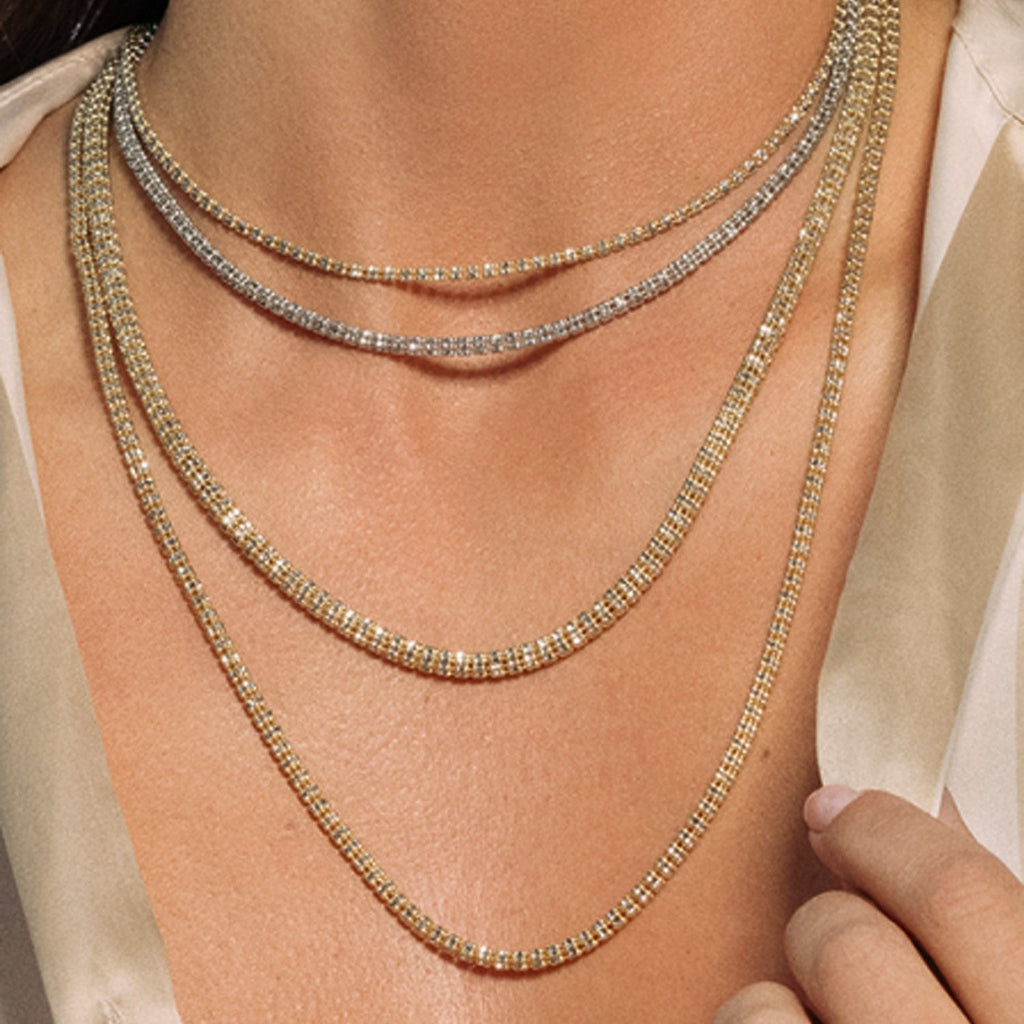 14K Yellow Gold Ice Barrel Chain, 2.7 mm