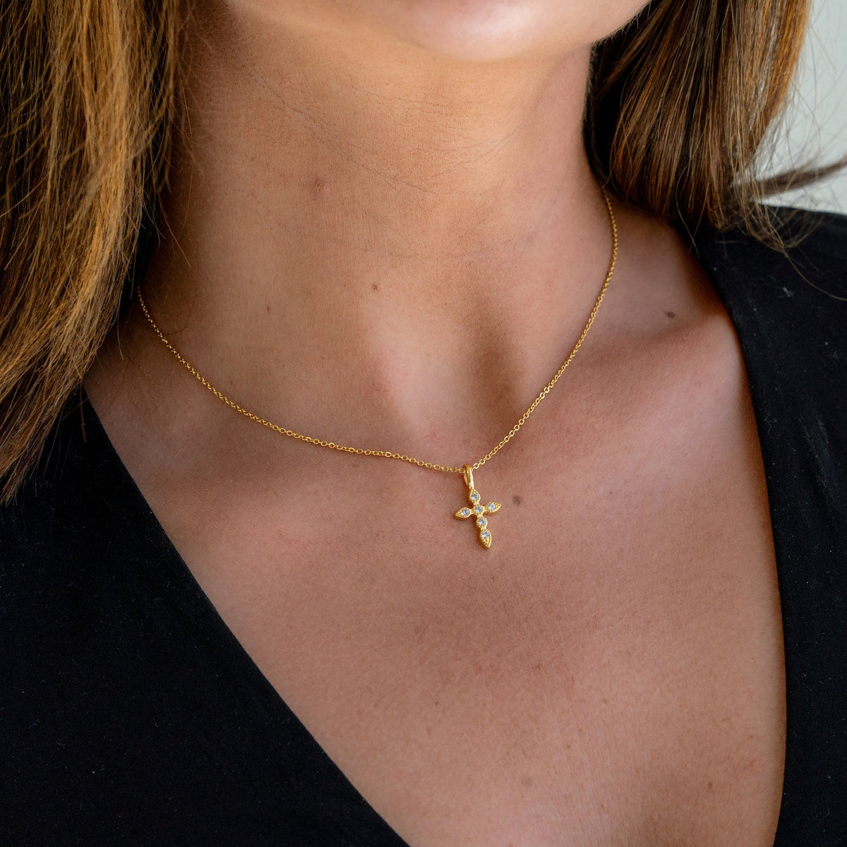 Ada Cross Necklace