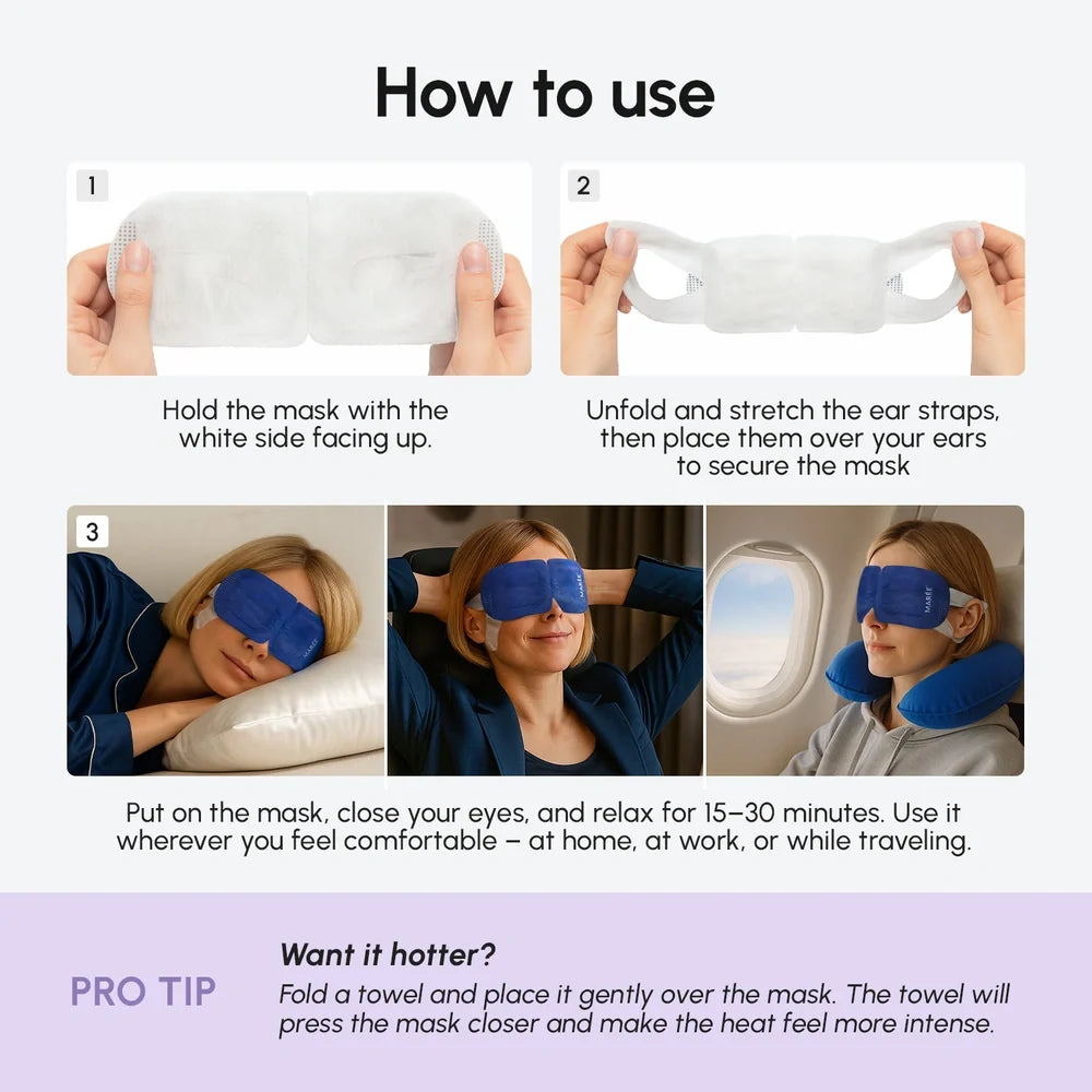 Lavender Self-Heating Steam Eye Mask