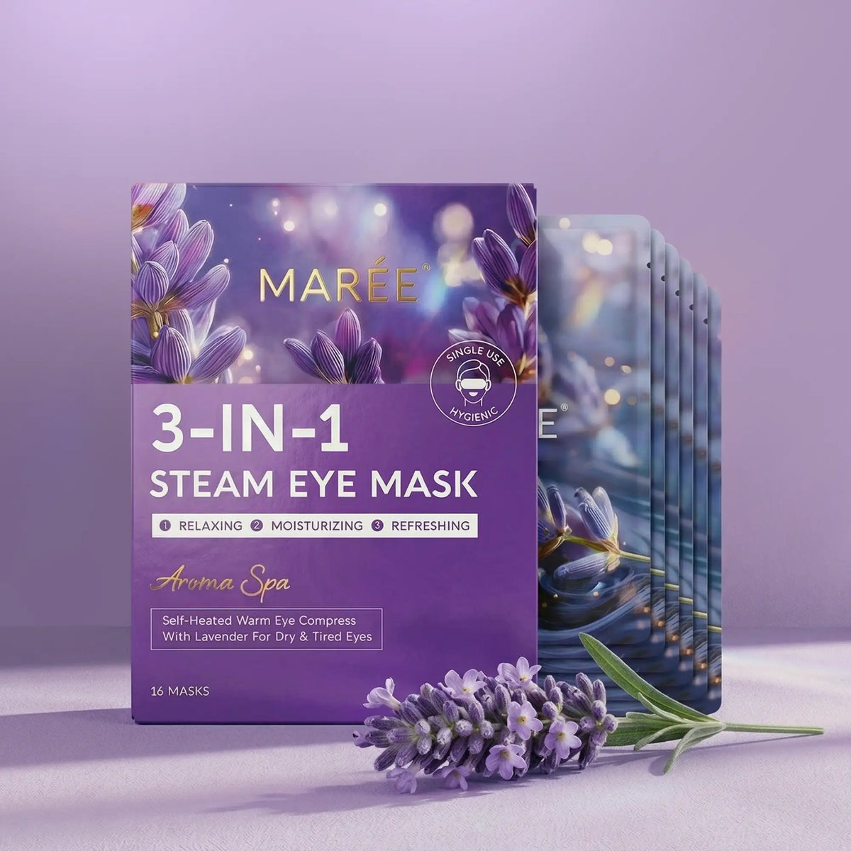 Lavender Self-Heating Steam Eye Mask