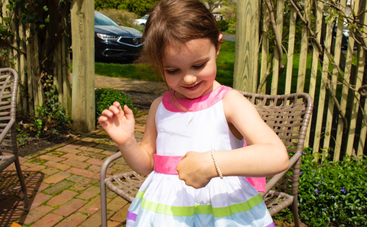 Children's Pearl Stretch Bracelet