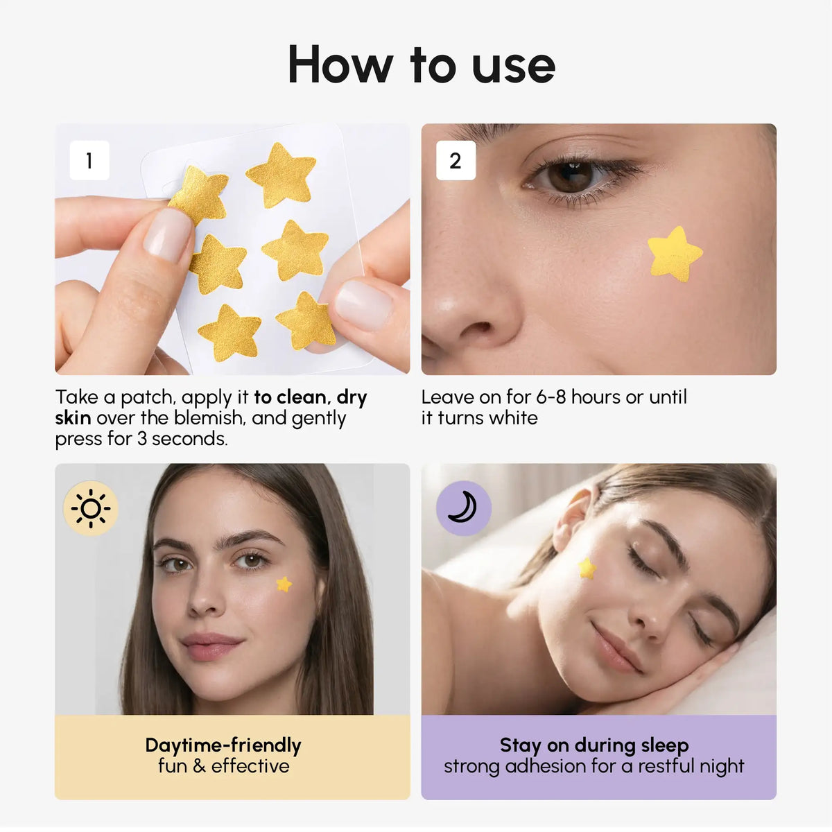 Gold Star Blemish Patches