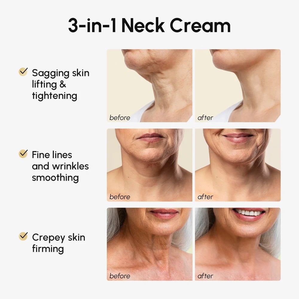 Collagen Neck Firming Cream with Roller