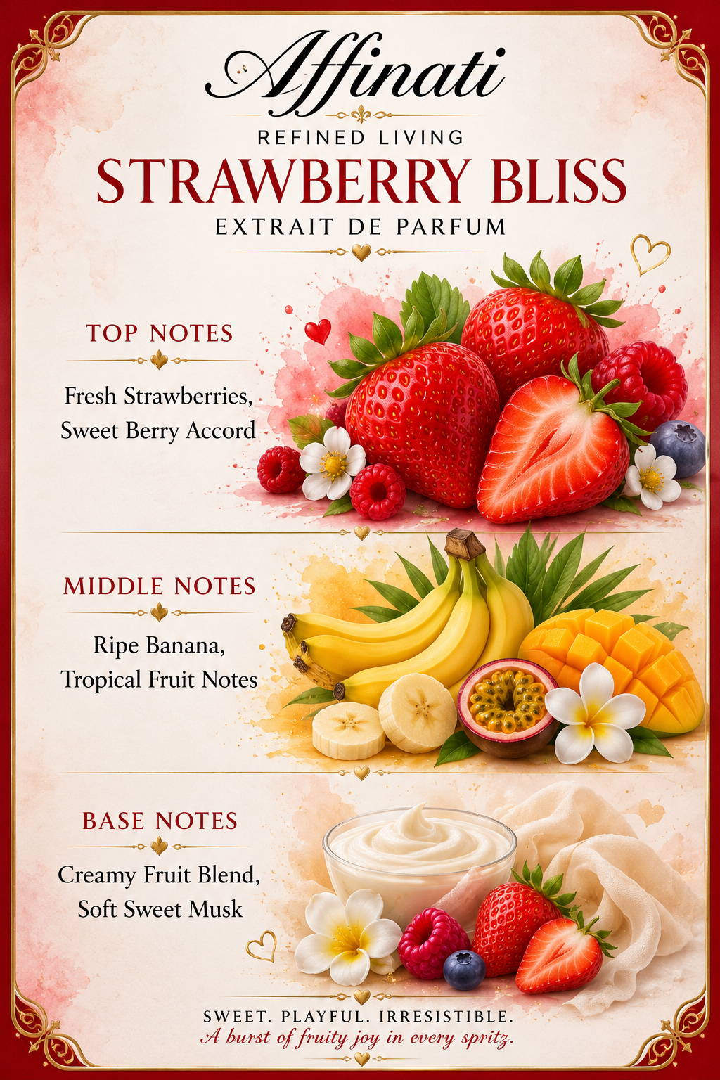 Strawberry Bliss Perfume, 100 ml