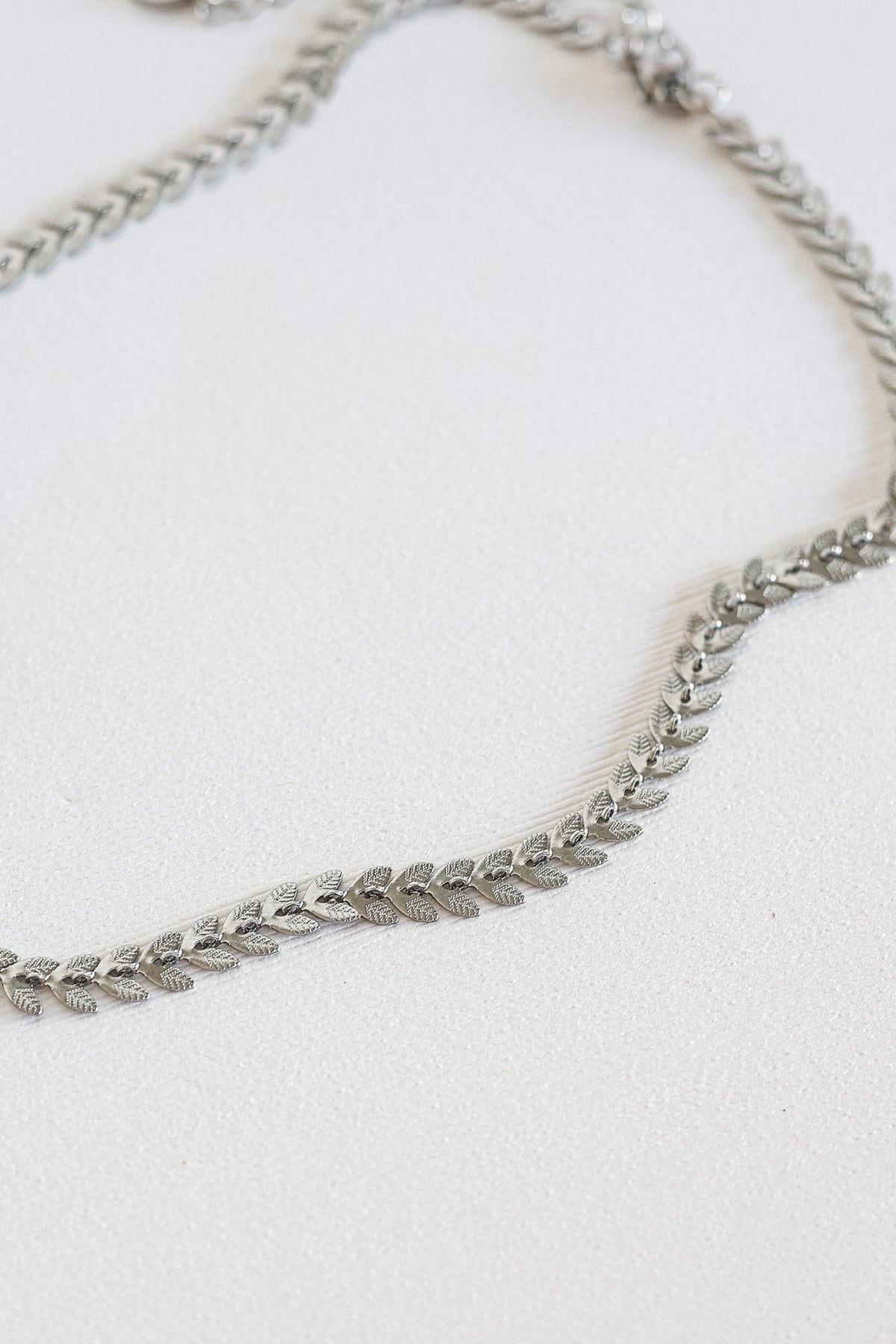 Persephone Leaf Chain Necklace