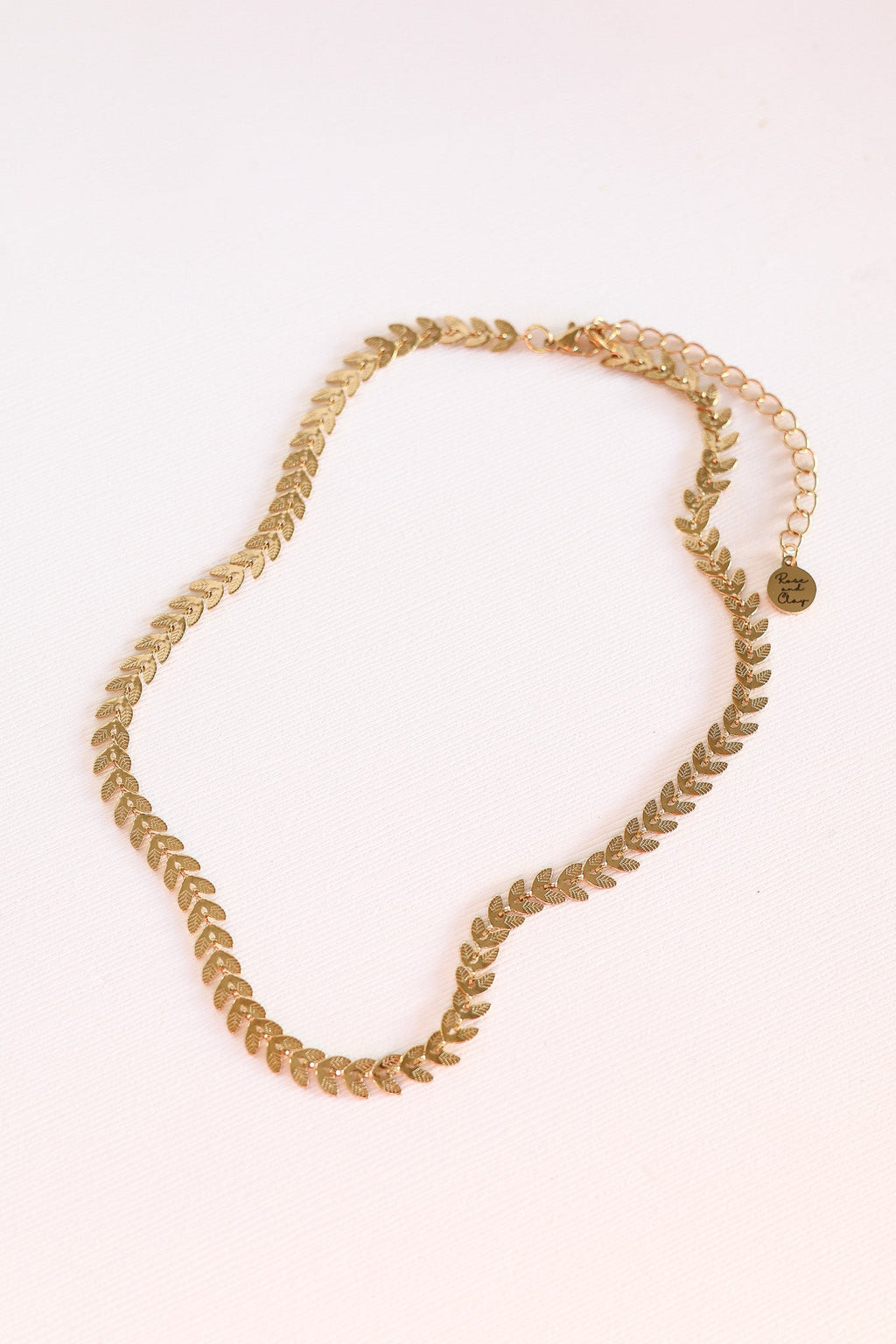 Persephone Leaf Chain Necklace