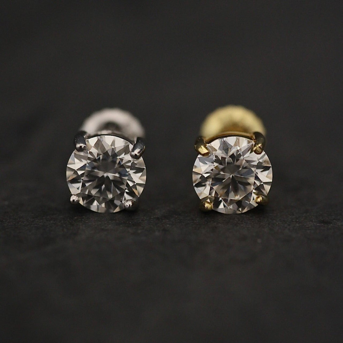 Moissanite Stud Earrings