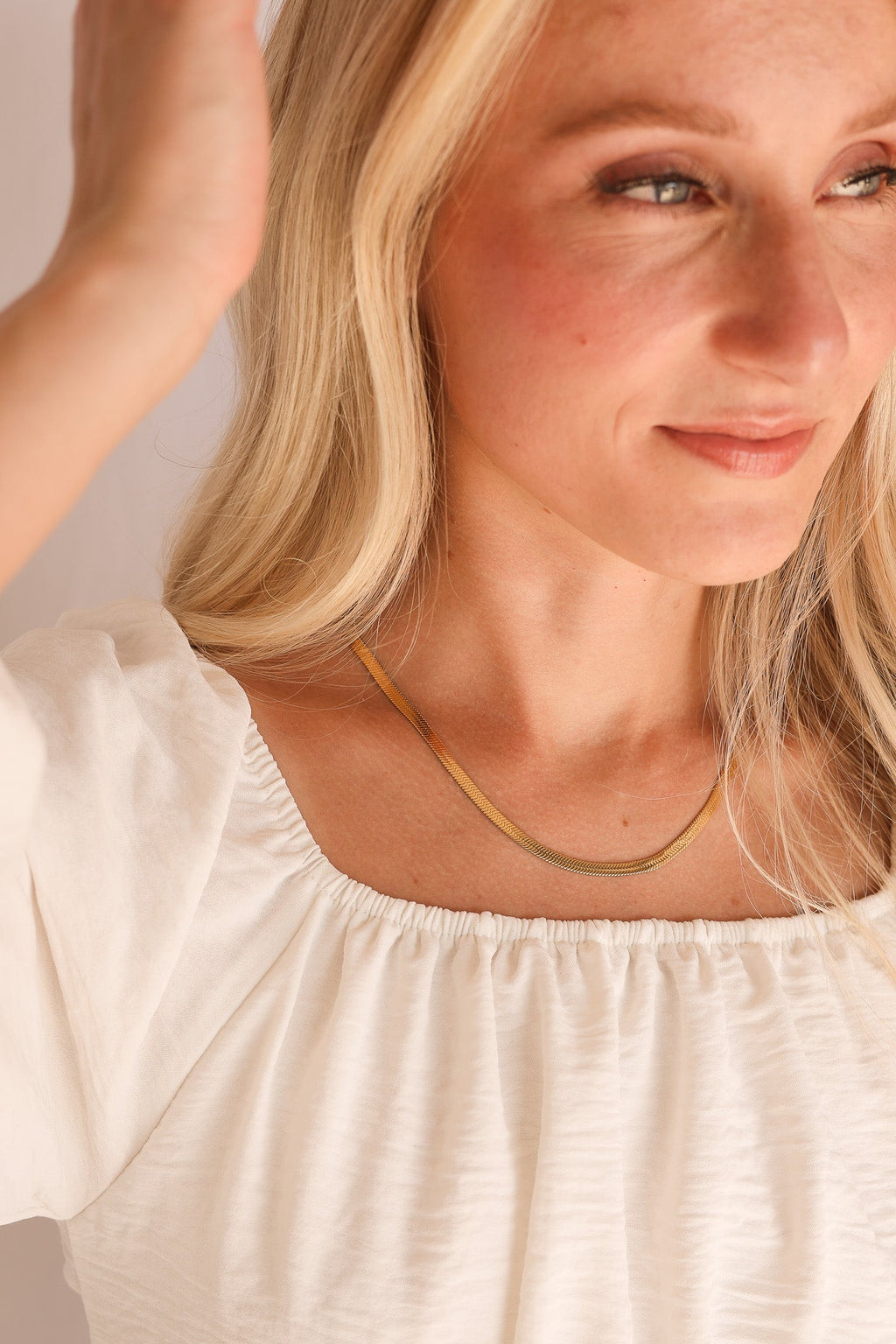 Athens Herringbone Necklace