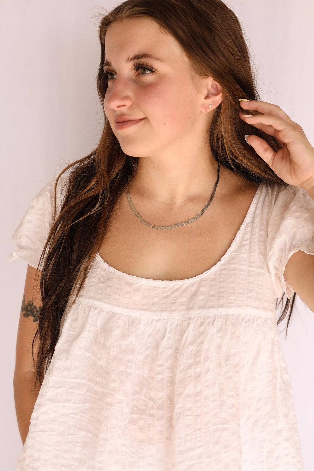 Athens Herringbone Necklace