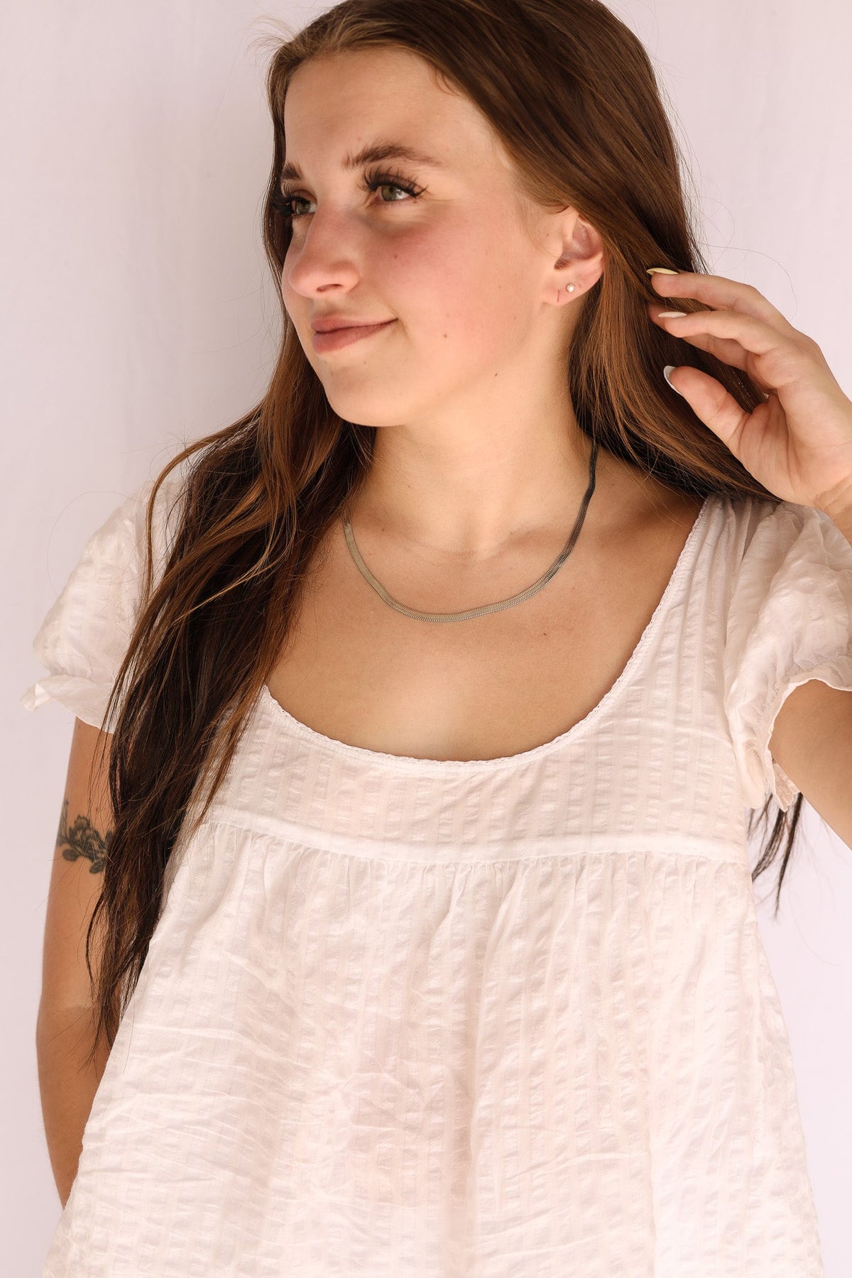 Athens Herringbone Necklace