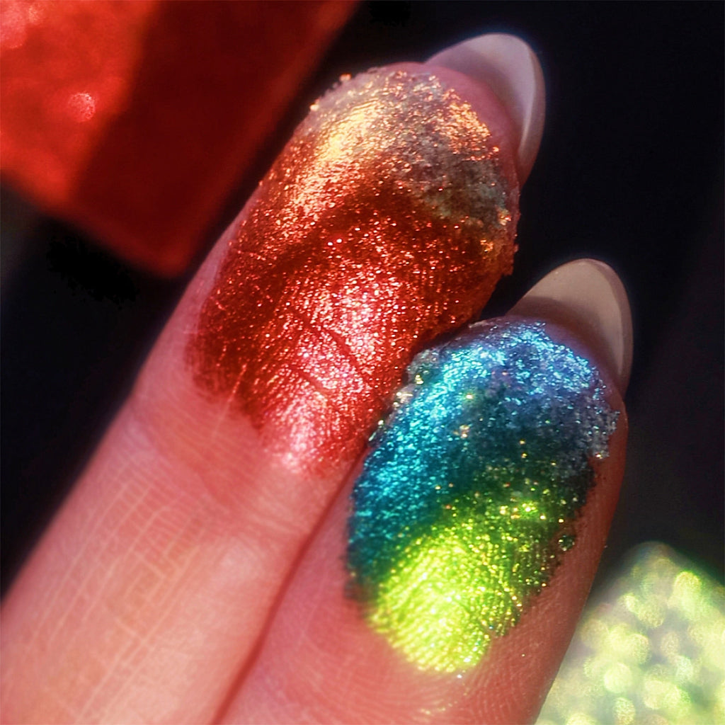 Festive Elegance Multichrome Split Pan Singles