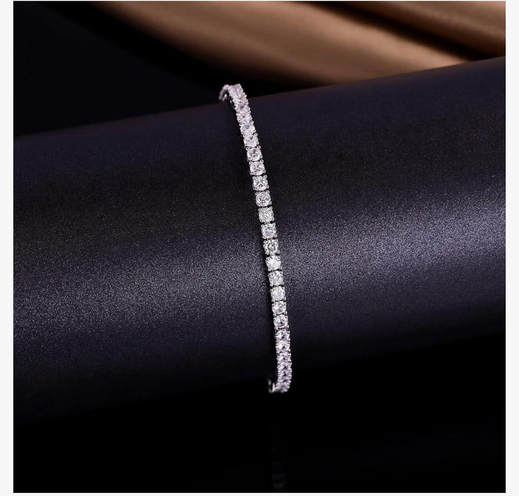 Lab-Grown Diamond Tennis Bracelet, 3.00 CTW, 14K Gold