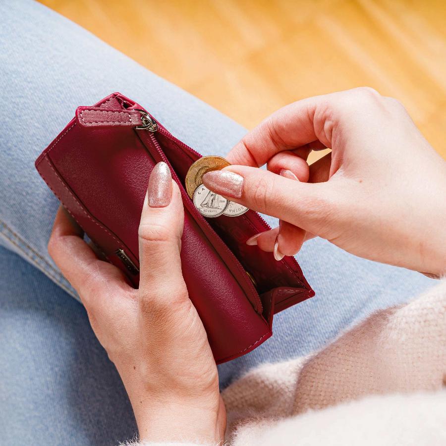 Women's Leather Trifold Wallet