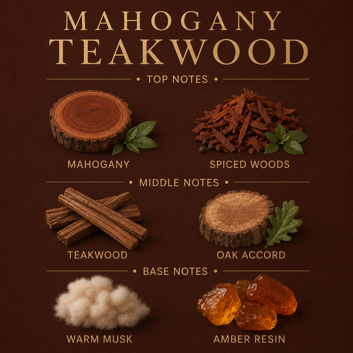 Mahogany Woods Cologne, 100 ml