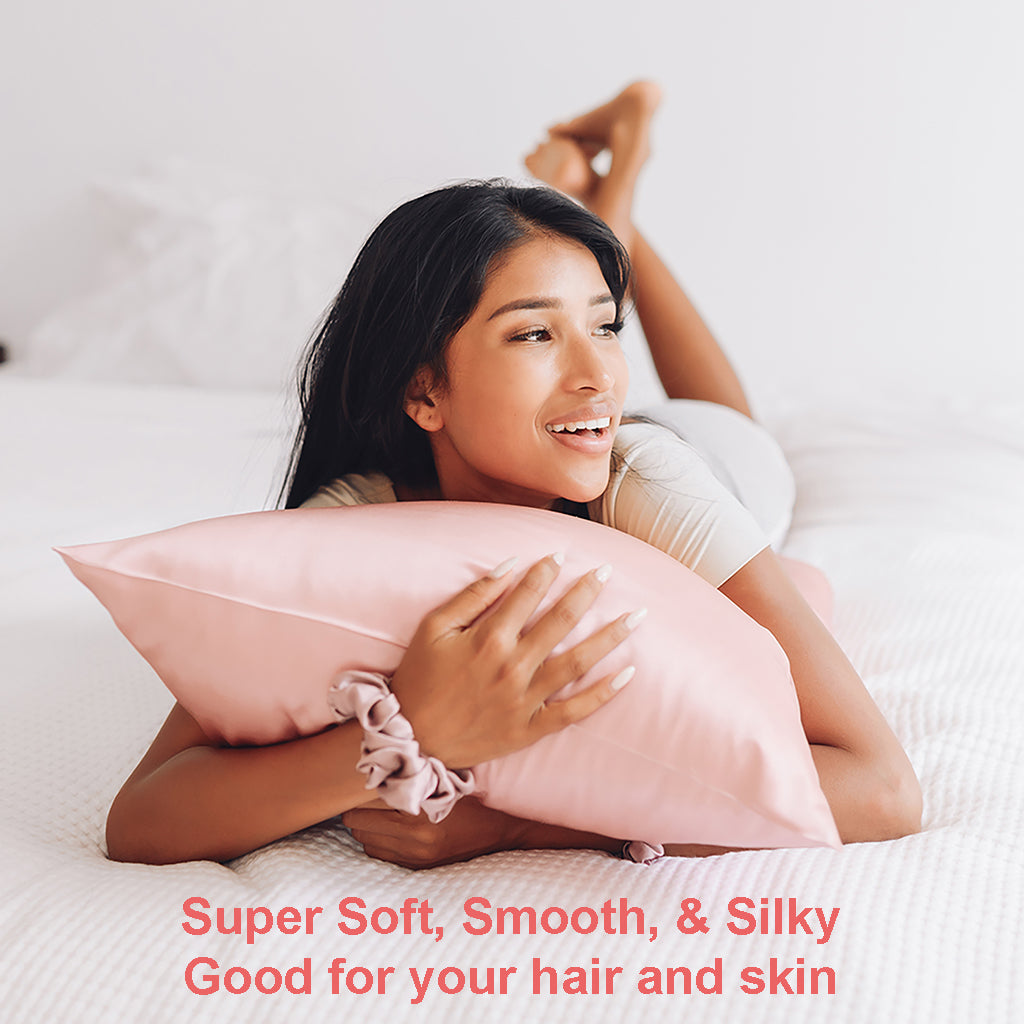 Mulberry Silk Pillowcase Set of 2, Cream