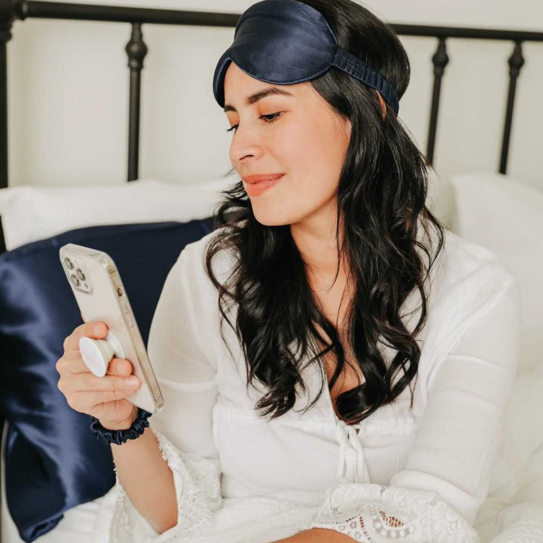 Mulberry Silk Sleep Mask, Ivory