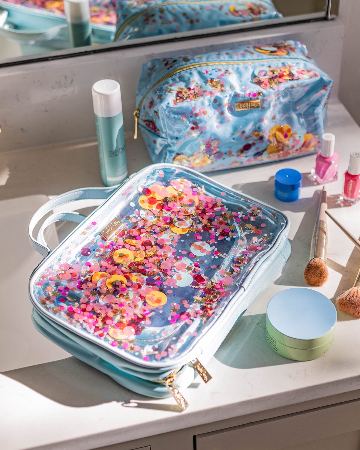 Confetti Travel Makeup Bag