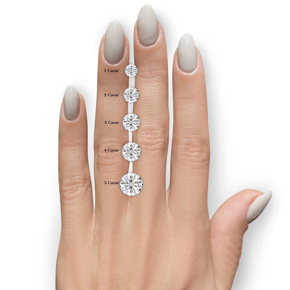 Lab-Grown Diamond Studs, 2.50 CTW, 14K Gold