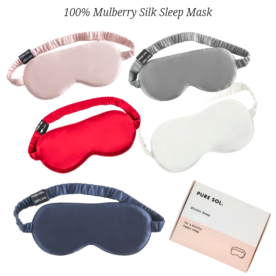 Mulberry Silk Sleep Mask, Ivory
