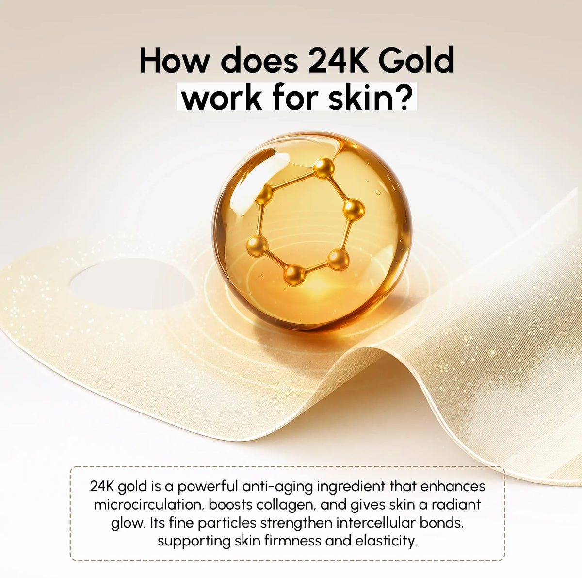 24K Gold V-Line Lifting Mask, 20 Count