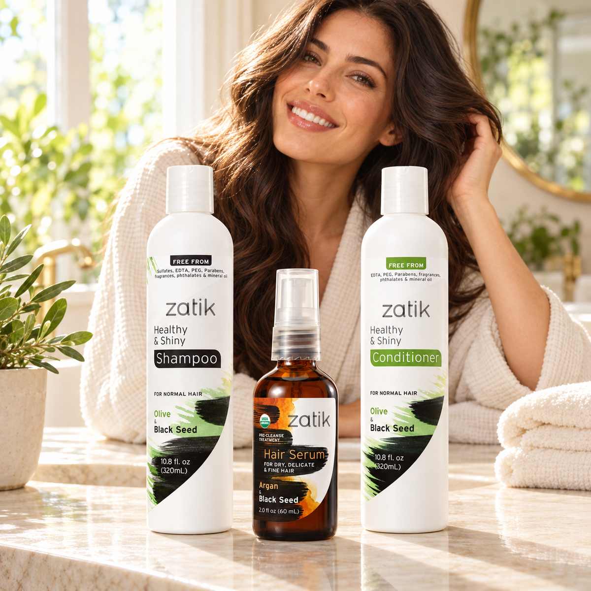 Healthy & Shiny Set + Hair Serum
