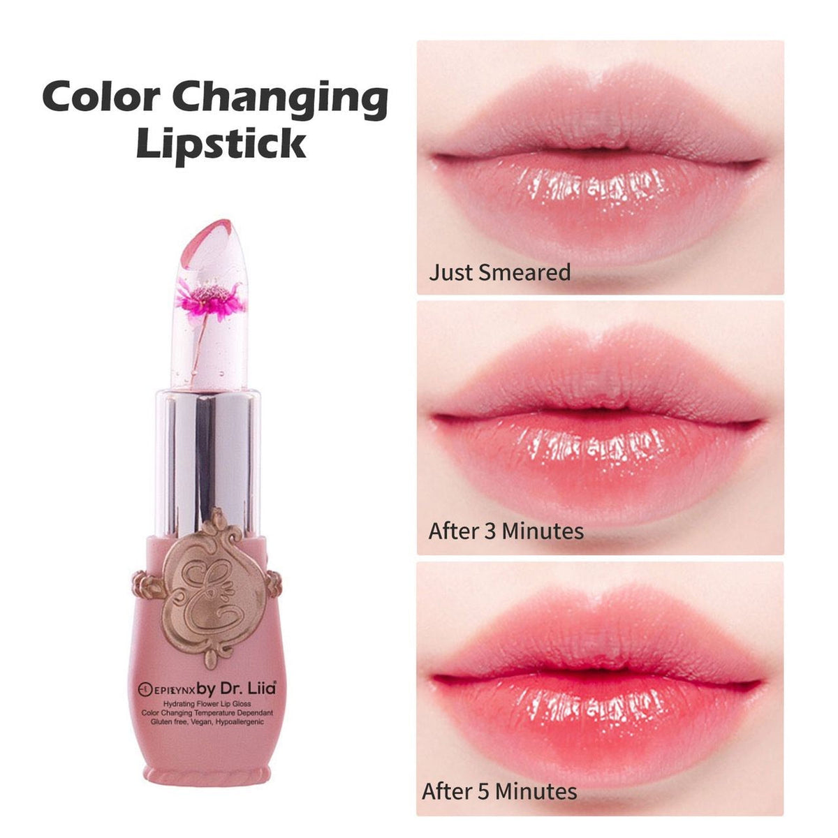 Flower Color-Changing Lip Gloss