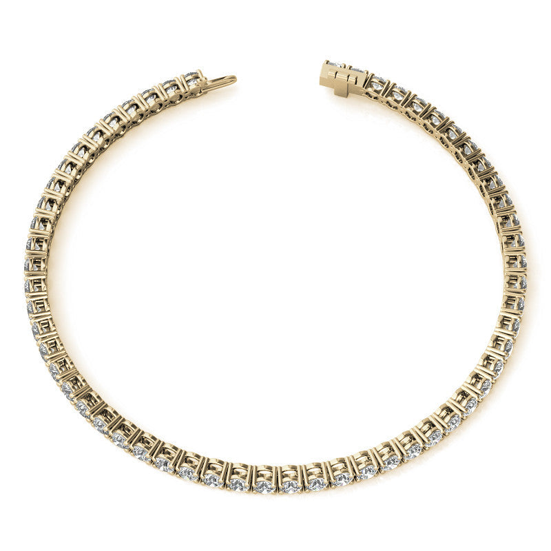 Lab-Grown Diamond Tennis Bracelet, 3.00 CTW, 14K Gold