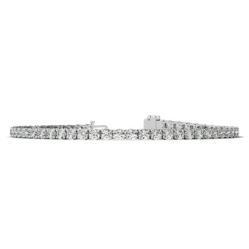 Lab-Grown Diamond Tennis Bracelet, 3.00 CTW, 14K Gold