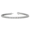 Lab-Grown Diamond Tennis Bracelet, 6.00 CTW, 14K White Gold Overlay