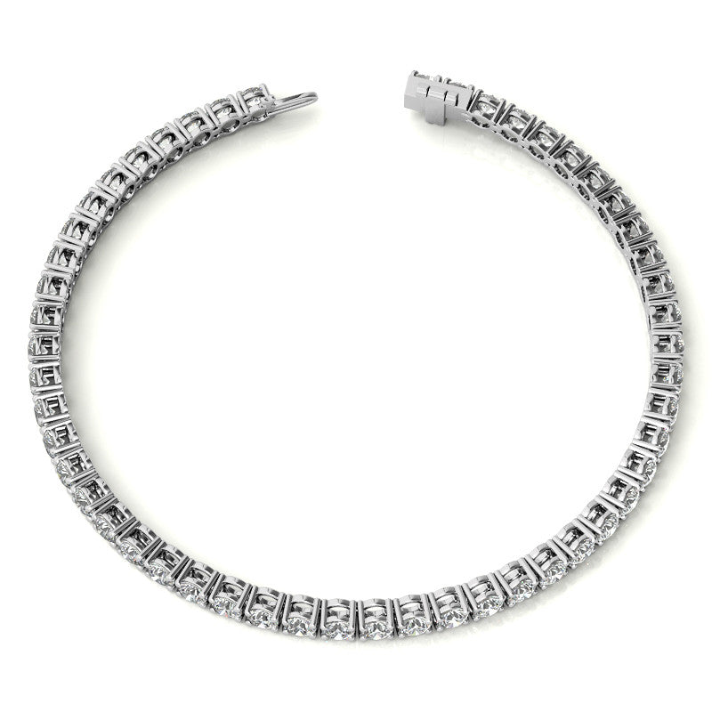 White Sapphire Tennis Bracelet
