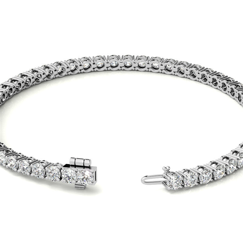 White Sapphire Tennis Bracelet
