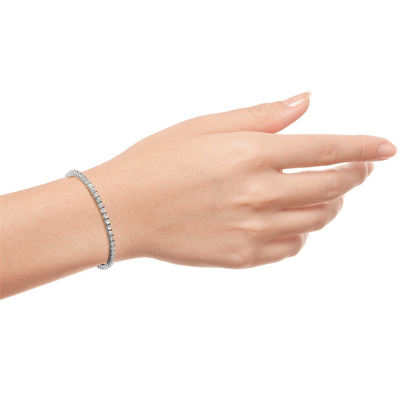 White Sapphire Tennis Bracelet