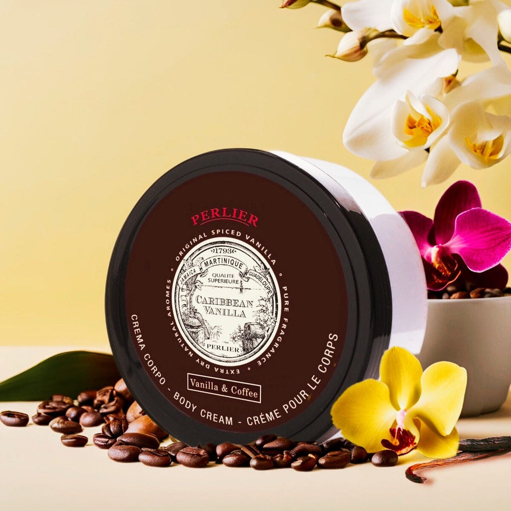 Perlier Caribbean Vanilla & Coffee Body Cream, 6.7 oz
