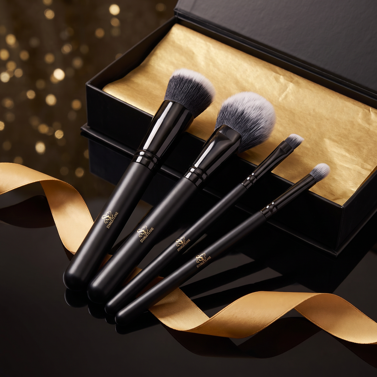 Pro Brush Essentials gift set of four makeup brushes