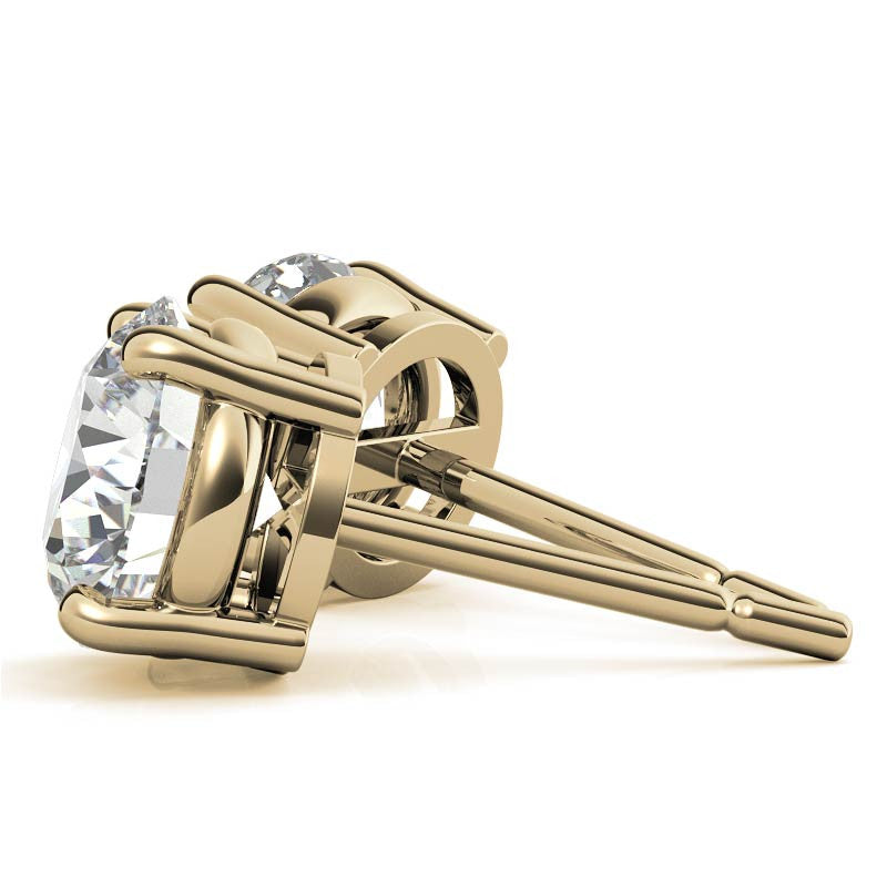 Lab-Grown Diamond Studs, 2.50 CTW, 14K Gold