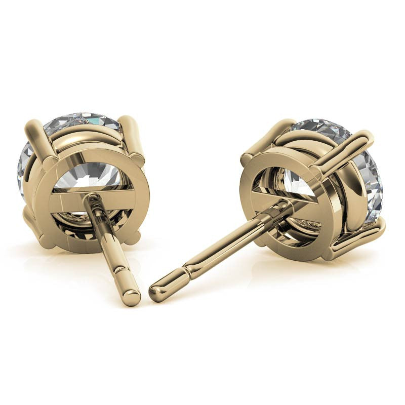 Lab-Grown Diamond Studs, 2.50 CTW, 14K Gold