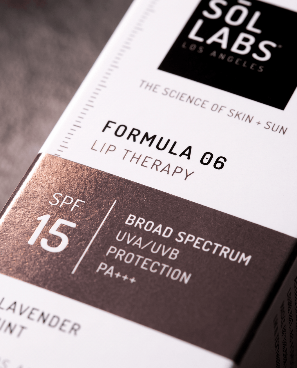 SOL LABS Lip Therapy Mineral SPF 15 Lip Balm, Lavender Mint