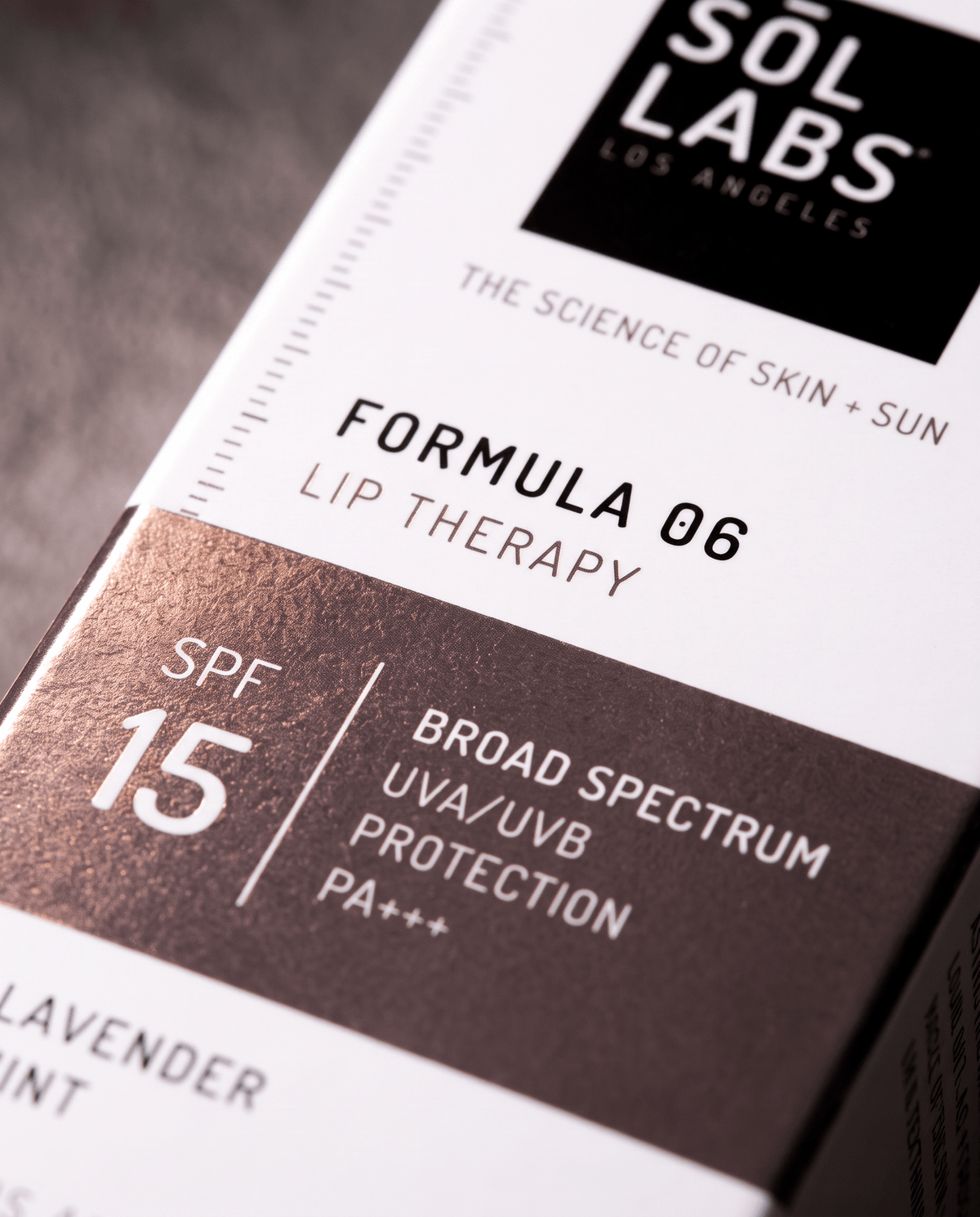 SOL LABS Lip Therapy Mineral SPF 15 Lip Balm, Lavender Mint