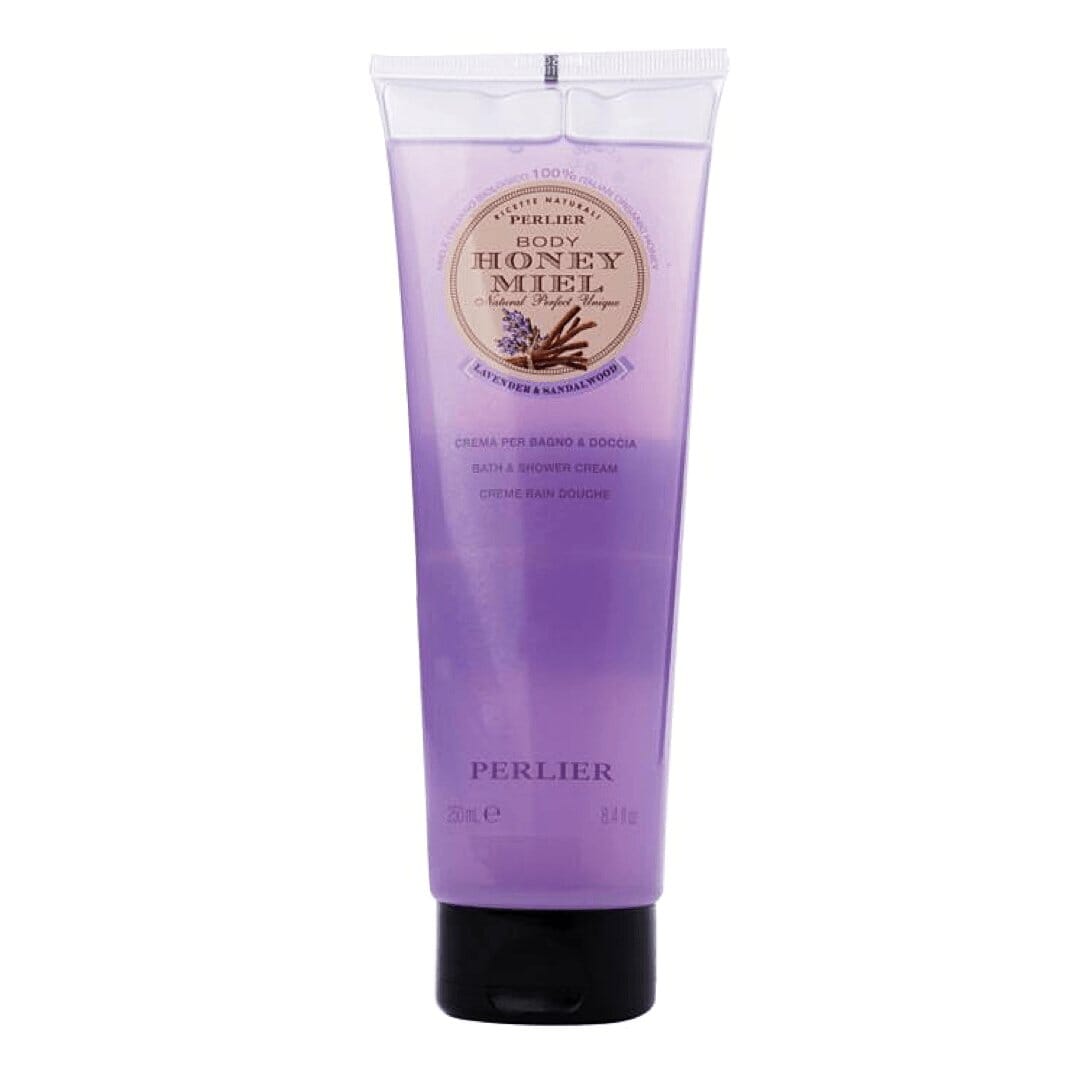Perlier Honey Lavender & Sandalwood Bath Cream, 8.4 oz